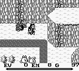une photo d'Ã©cran de Mystic Quest sur Nintendo Game Boy